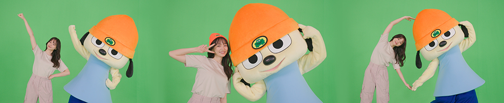 Parappa_Kasumi_poses