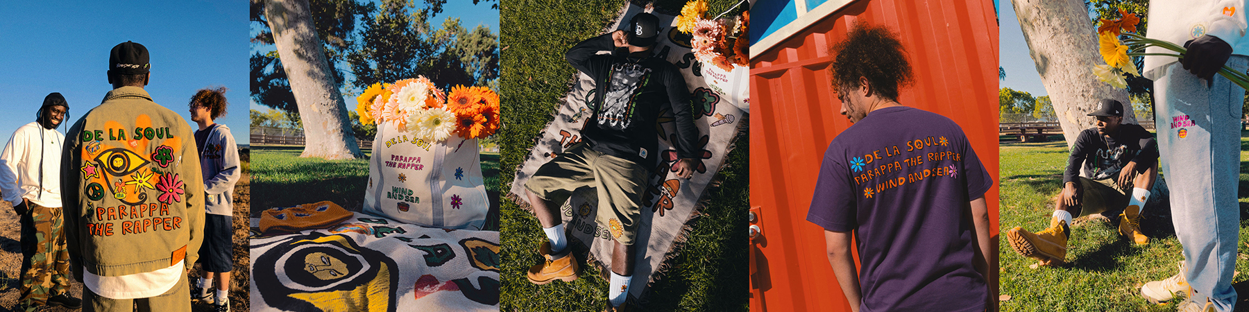 De La Soul x PARAPPA THE RAPPER x WIND AND SEA_models
